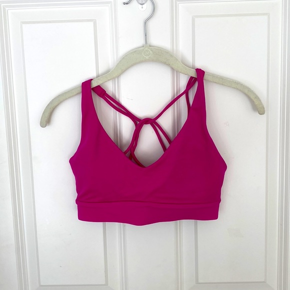 Athleta solace bra in electric fuchsia - Picture 3 of 5